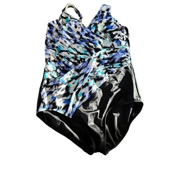 Miraclesuit Women's Madagascar Oceanus One Piece Swimsuit size 16 - Picture 3 of 7